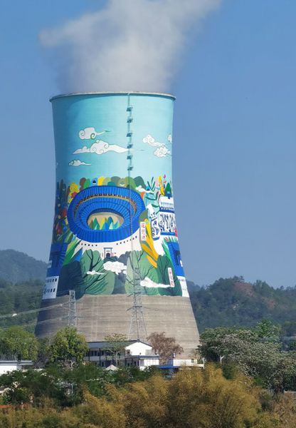煙囪刷航標、煙囪刷涂料